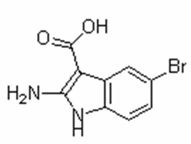 cas 1784331_41_4 2_Amino_5_bromo_1H_indole_3_carboxylic acid